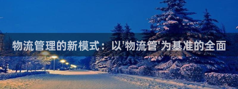 豪门国际充值为什么充不了：物流管理的